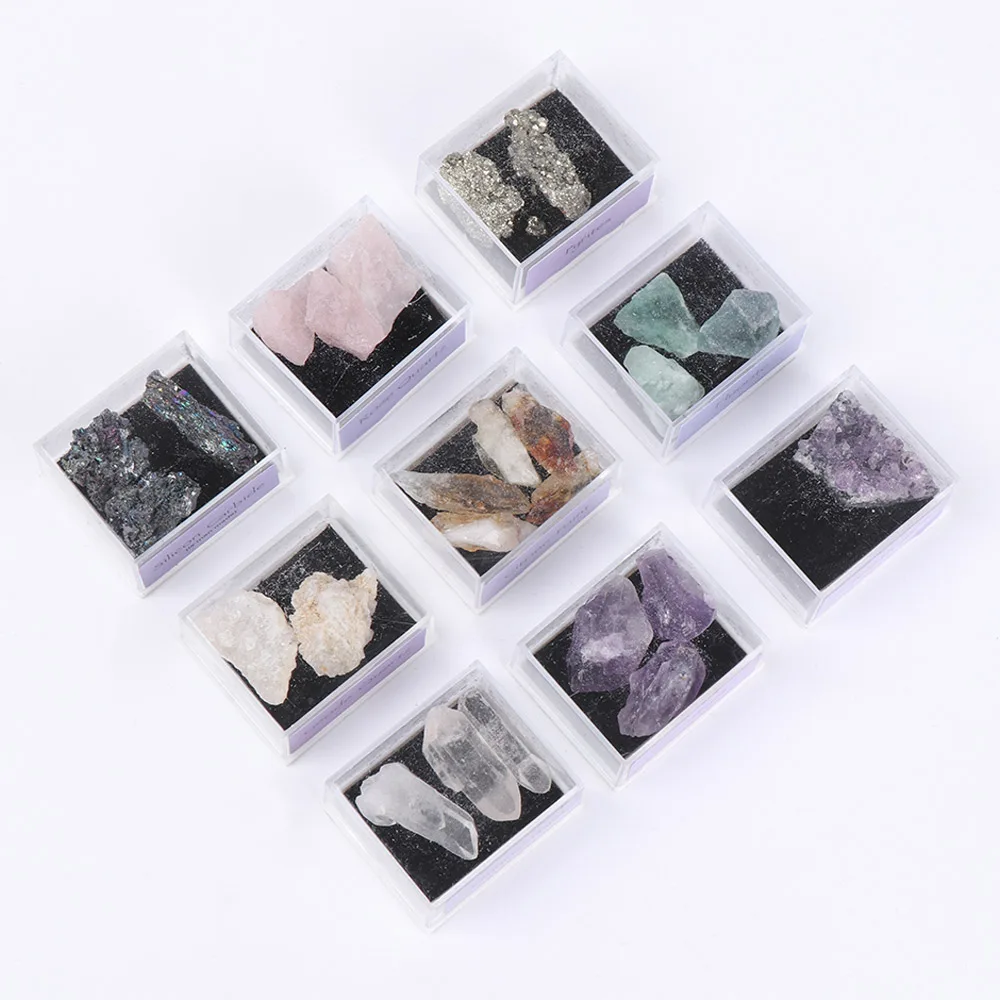 1 коробка натуральных необработанных кварцевых руд исцеляющих энергию камней