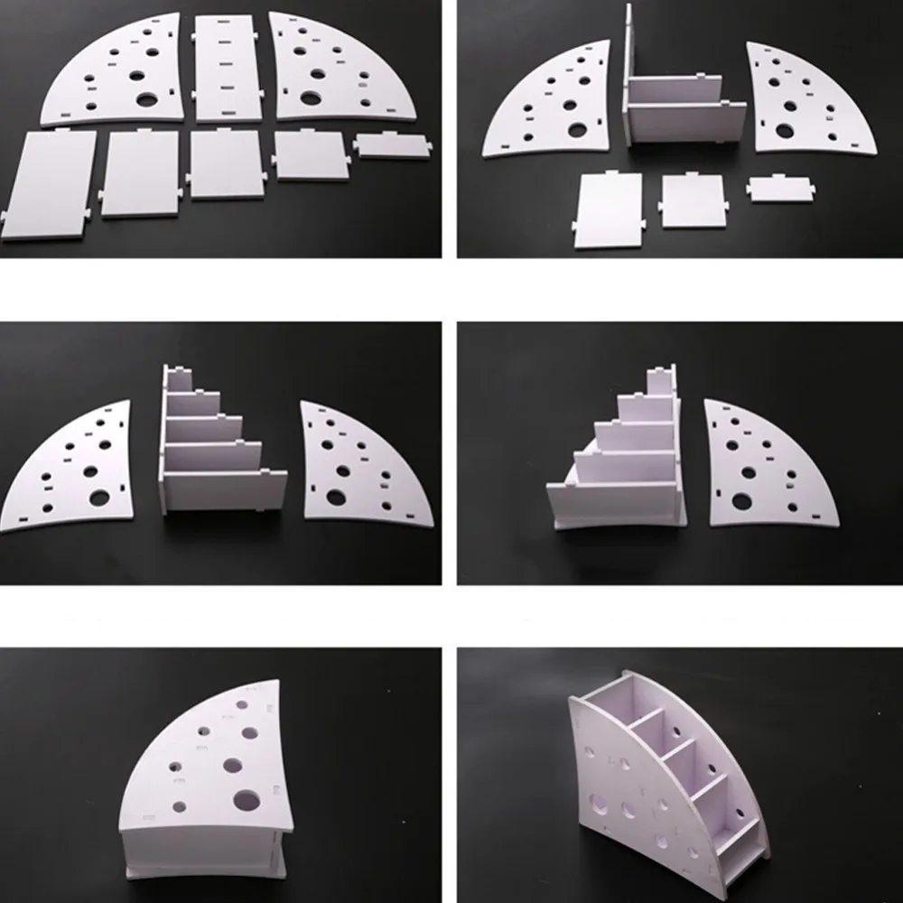 

Phone Remote Control Organizer Jewelry Flexible Holder Storage Box Home Desk Organizer Plastic Box makeup Storage