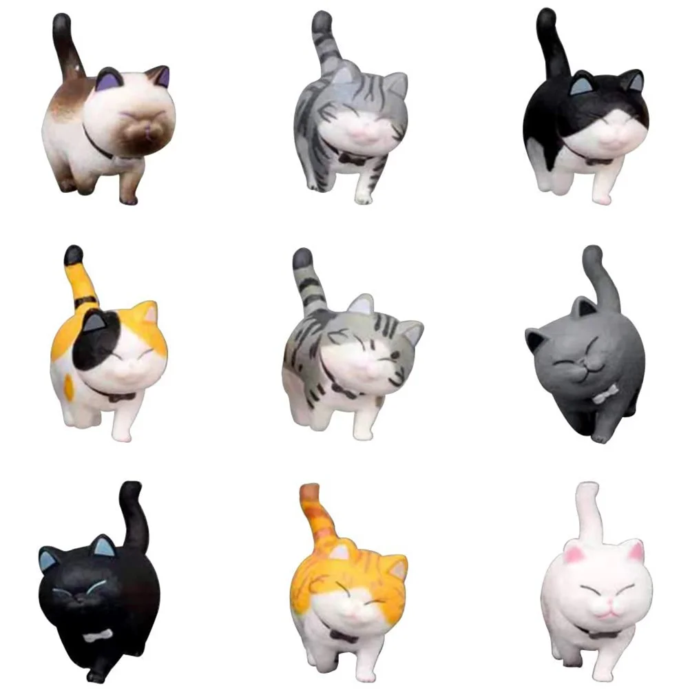 

9 шт. изысканные модели кошек, декор для домашней мебели, украшения для детей