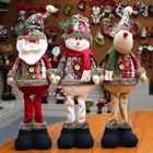Рождественское украшение, милые куклы Санта-Клаус, снеговик, Рождественские куклы, рождественские олени, рождественские товары