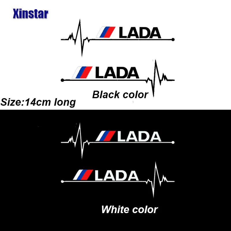 2 шт. Автомобильная наклейка на зеркало заднего вида для Lada Vesta Xray Largus Granta NIVA -