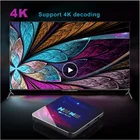 2021 Новый H96 MAX V11 Smart TV Box 2,4 г 5,8 WI-FI Google Voice Декодер каналов кабельного телевидения 4K HD TV Box Bluetooth 4,0 Android TV Box