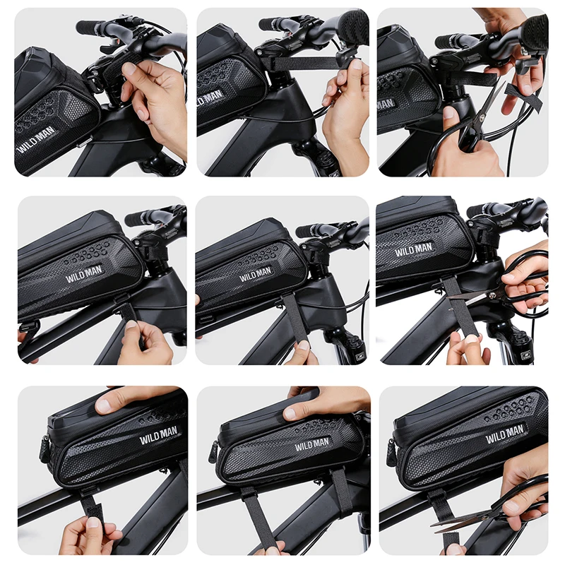 touch screen waterproof bike phone stand holder for iphone 13 12 11 pro max for samsung s21 s20 fe bicycle mobile phone holders free global shipping