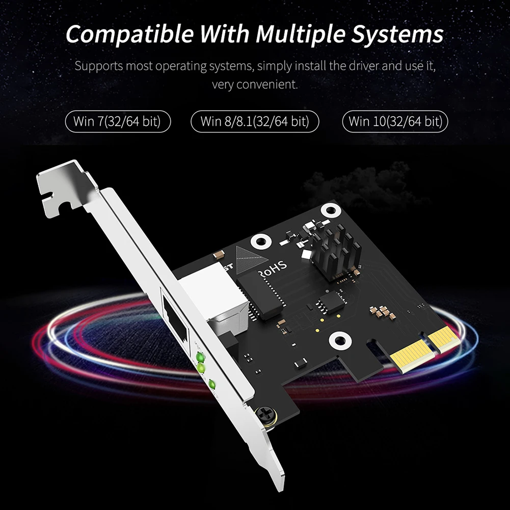 Ethernet-адаптер COMFAST для ПК 2500 Мбит/с Pcie | Компьютеры и офис