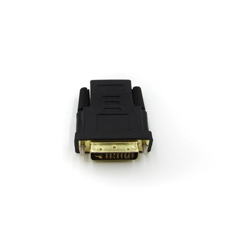 DVI-D двойной штекер 24 + 1 pin на HDMI Женский 19 адаптер DVI золотой разъем для HDTV |