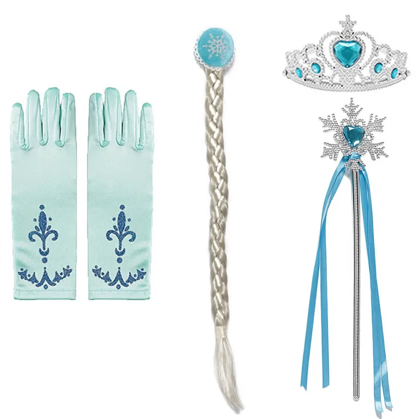 

Elsa White Dress Snow Queen 2 Role Playing Costumes Fancy Toddler Winter New Princess Dress Elsa And Anna Game Cosplay Clothes