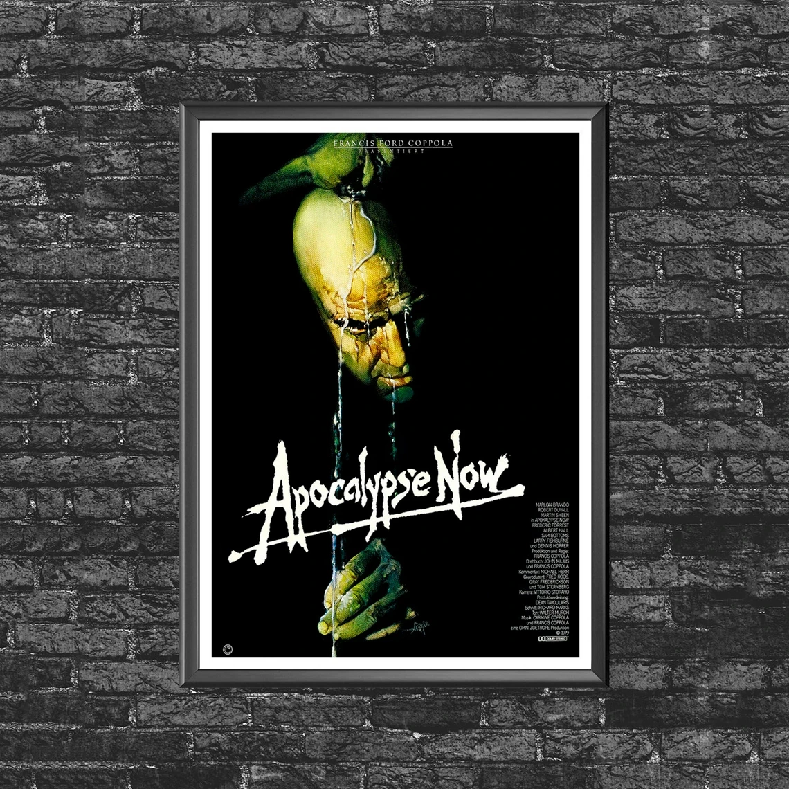 Покалипсис сегодняшняя война 70s кино классический фильм Холст плакат домашняя