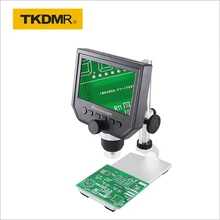 600X  digital microscope electronic video microscope 4.3 inch HD LCD soldering microscope  phone repair Magnifier +  metal stand