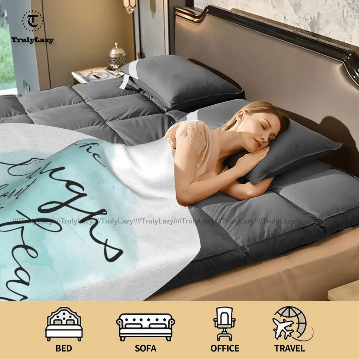 

Journey Blanket Big Round Fleece Blanket Car Super Soft Cheap Bedspread