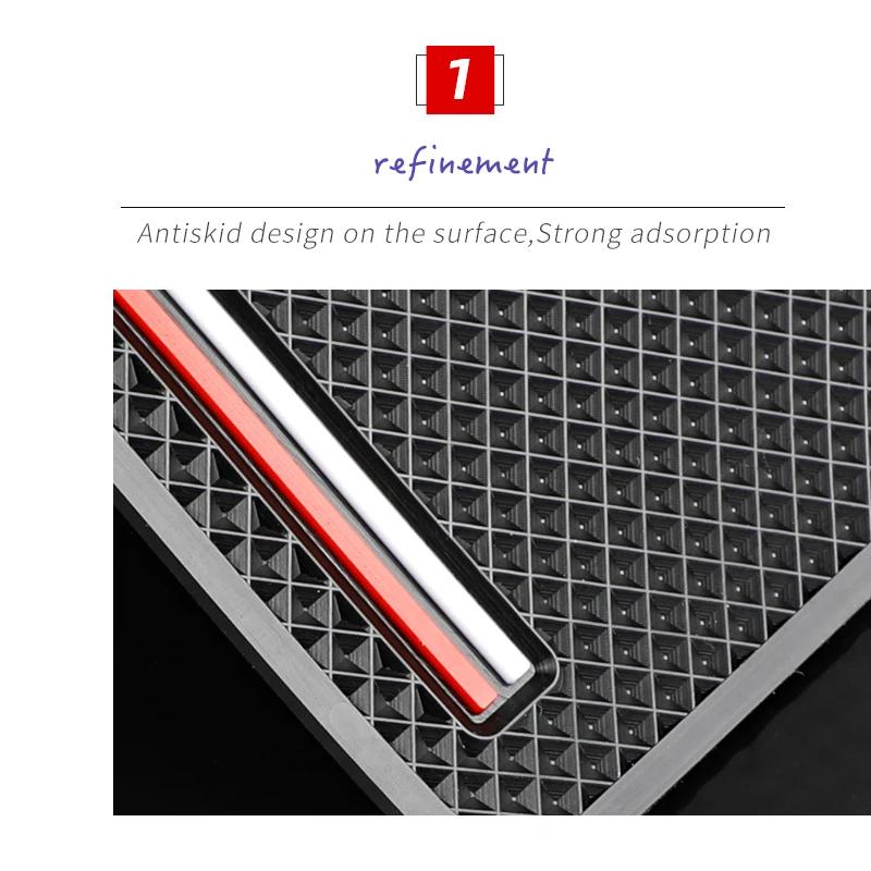 Автомобильный нескользящий коврик липкий для приборной панели держатель Peugeot 206