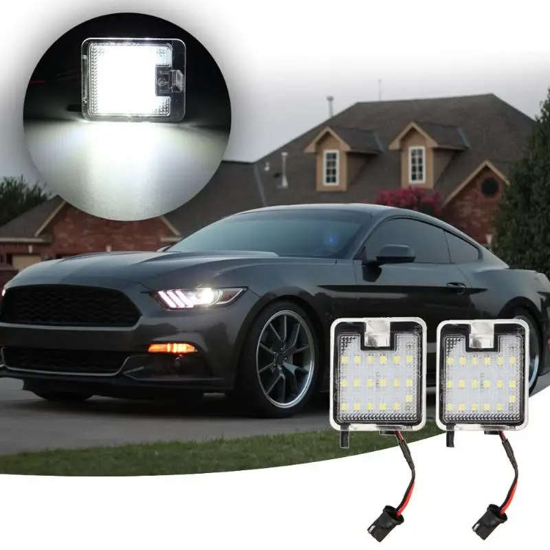 Светодиодный светильник под боковым зеркалом для Ford C Max Focus Kuga Escape|Декоративная