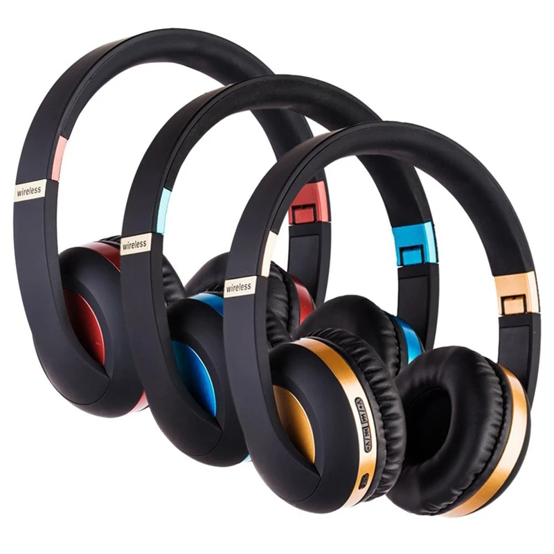 

MH4 Wireless Headphone Noise Cancelling Bluetooth Earphone Stereo with Mic Gaming Sport Headset for Phone Pad PC