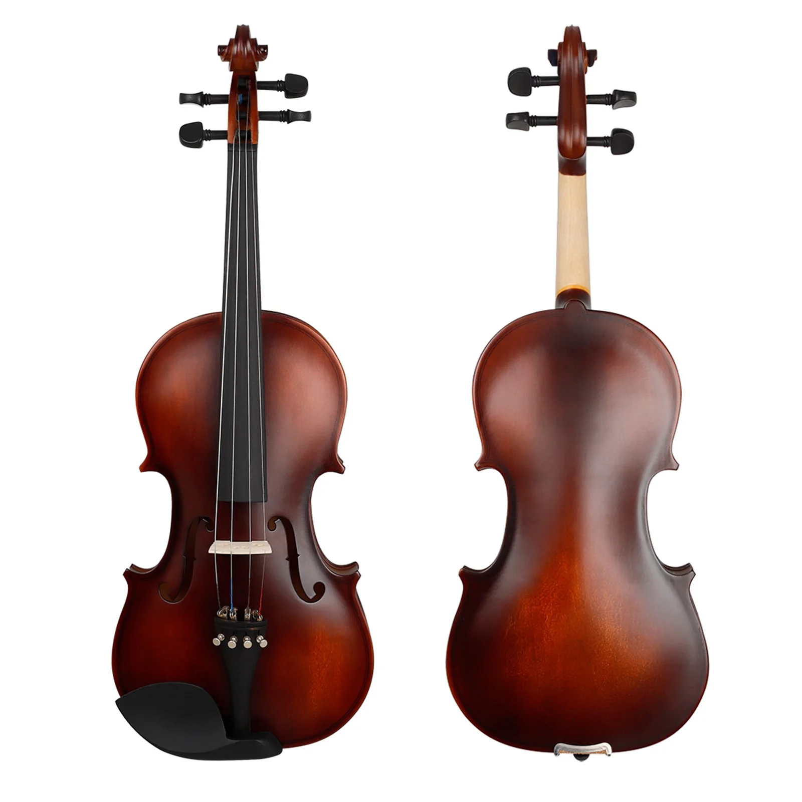 

Violin 4/4 Full Size Vintage 4 String Violin Musical Instrument Accessory Student Beginner Learning Musical Gift