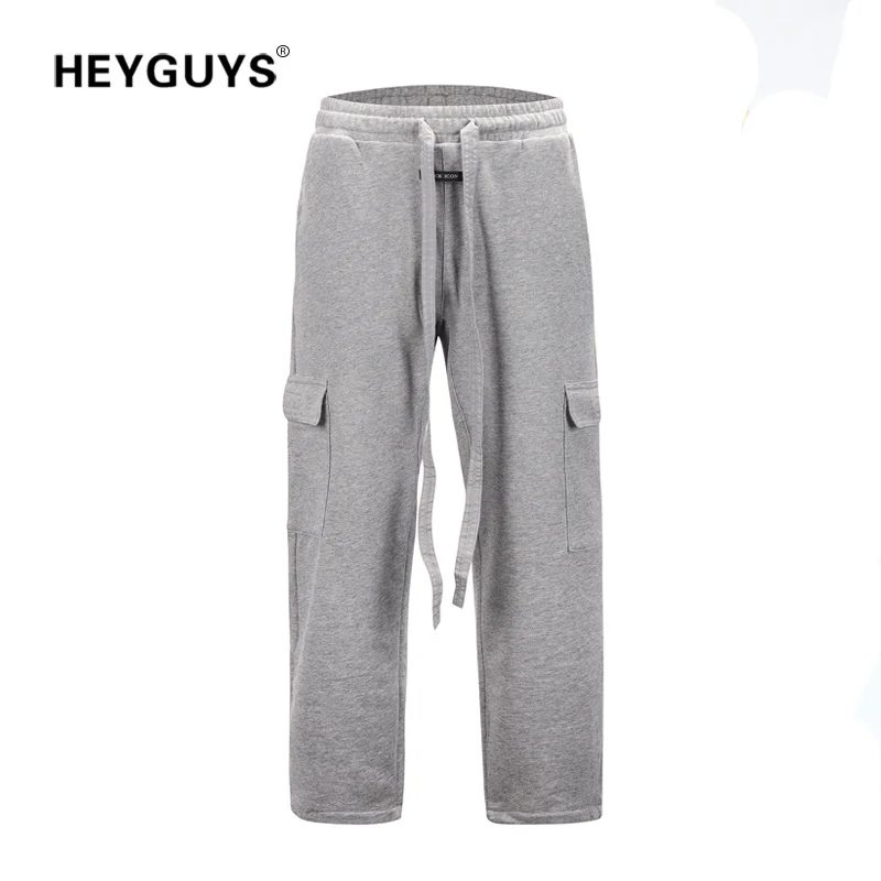 Новинка 2019 года мужские спортивные брюки HEYGUYS модные облегающие штаны уличная