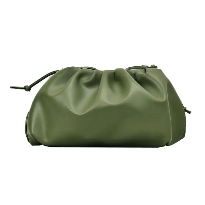 

Cloud-wrapped Soft Leather Madame Small Bag Single Shoulder Slant Dumpling Bag Handbag Day Clutches Bags 2020 purse