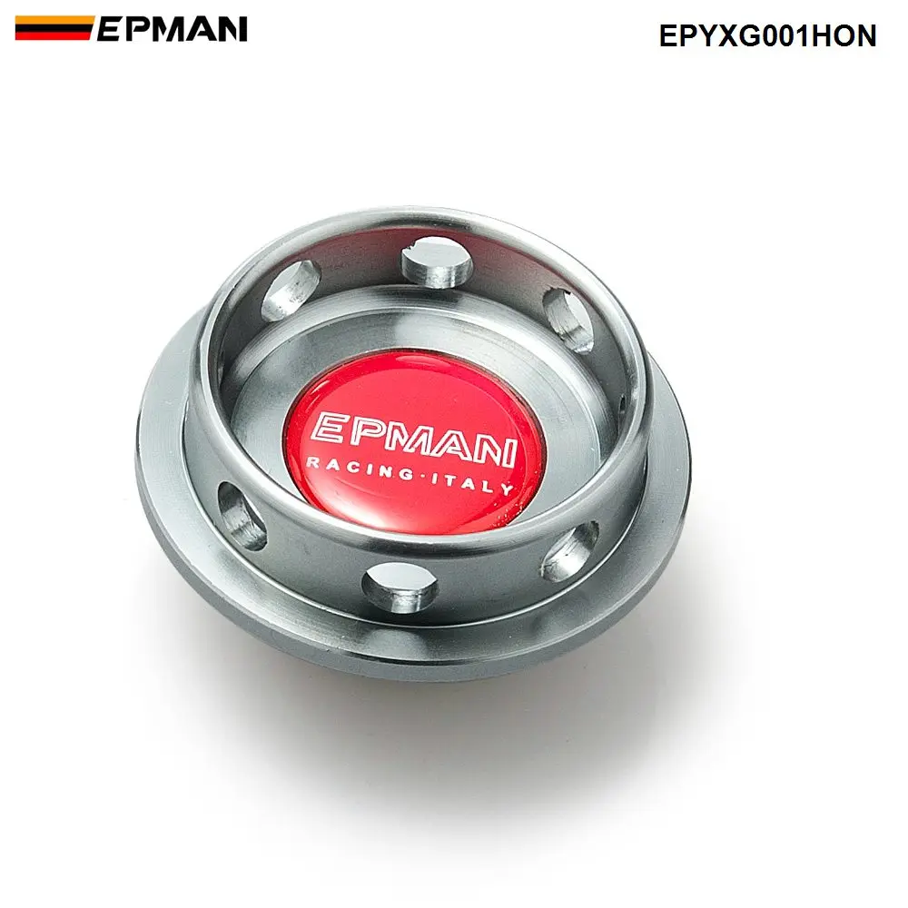 Серый Спортивный EPMAN масляный топливный фильтр гоночный бак двигателя крышка для Honda Acura Integra EPYXG001HON - Цвет: Серый