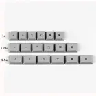 Совместимость с MAC KBDfans, вишневый профиль, набор клавишных колпачков (18 клавиш)