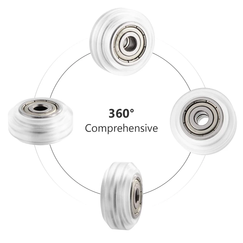 

13 Pcs/Pack of 3D Printer Accessories Polycarbonate Pulley Plastic Pulley Linear Bearing, 625Zz Polycarbonate Pulley