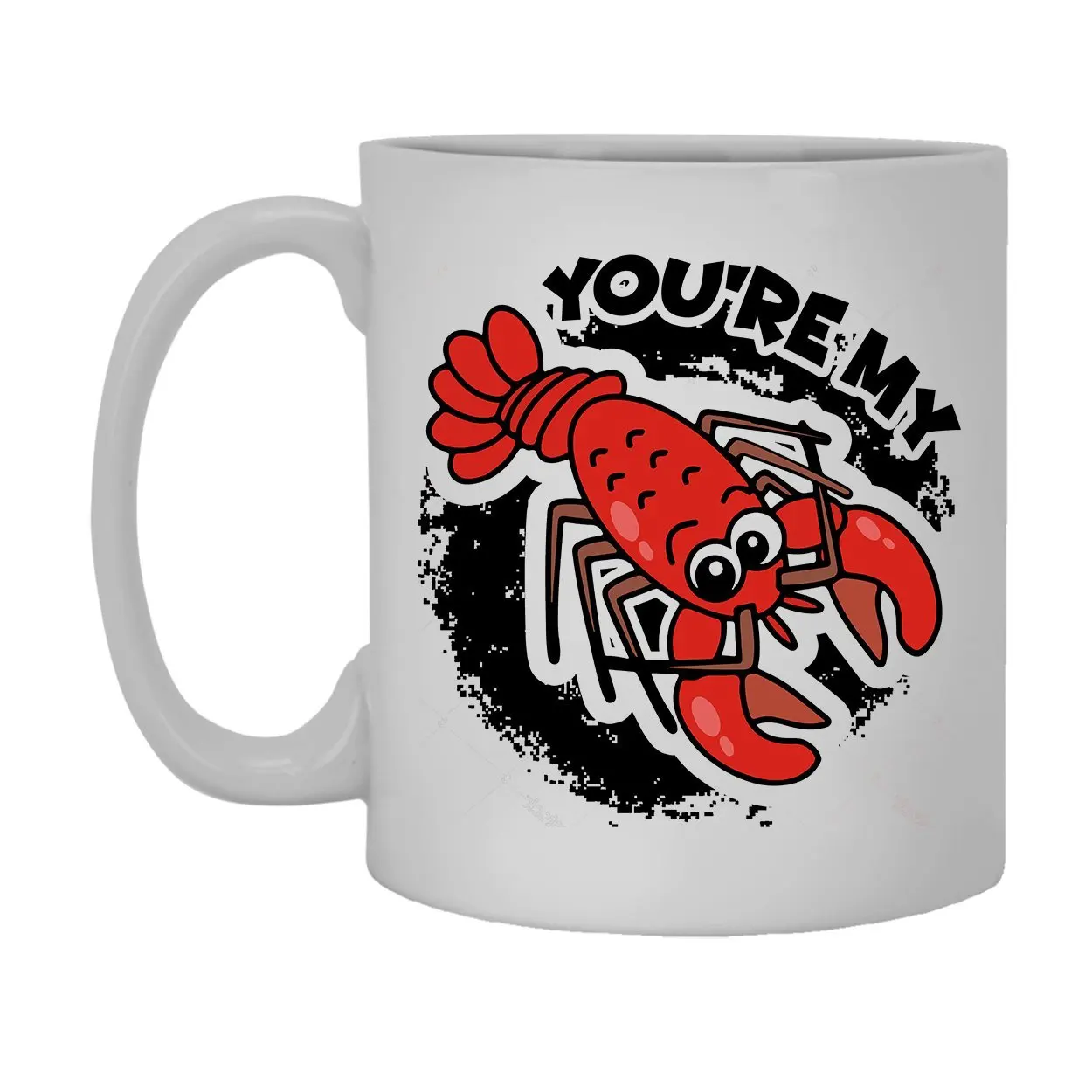 Cute and Funny Lobster Mug Friends Anniversary Christmas Gift for Him or Her | Дом и сад
