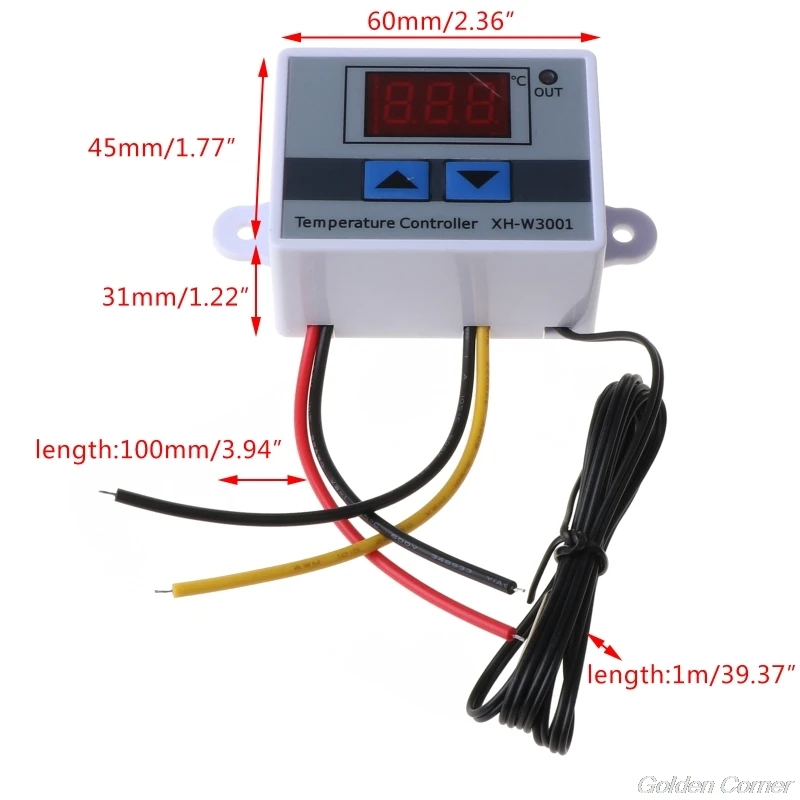 

Digital Controller W3001 AC 110V-220V Temperature Controller Thermostat Switch Digital LED Display M06 21 Dropshiping