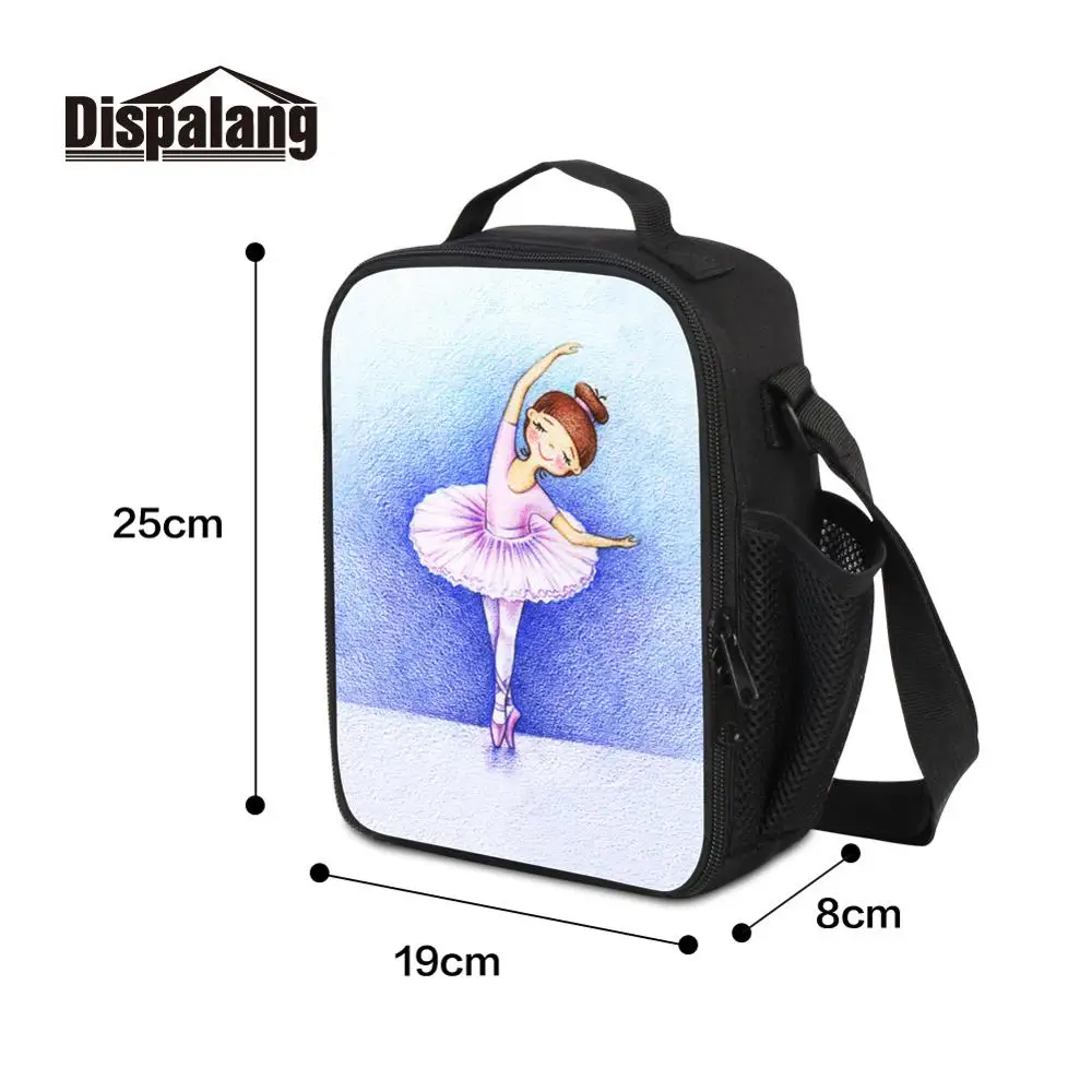 Уникальные сумки для обеда с принтом единорога девочек Изолированные еды