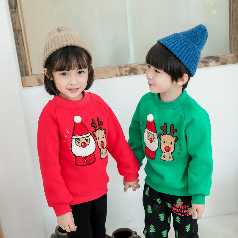 Рождественский свитер одинаковая Рождественская одежда для всей семьи зимняя