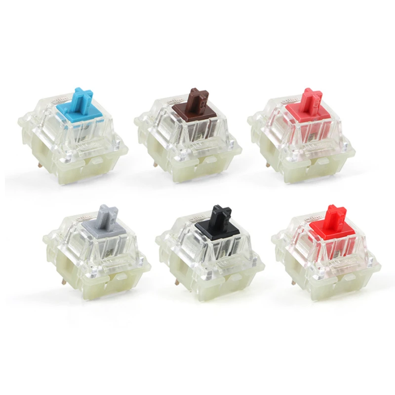 Оригинальные переключатели Cherry MX RGB 3pin SMD коричневые красные синие механические