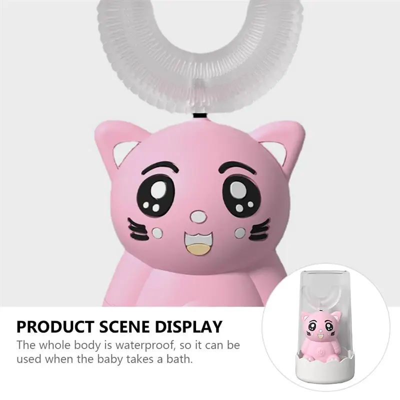 

1 Set Children Electric Toothbrush Children U-shaped Toothbrush U-shaped Toothbrush for Gift Travel