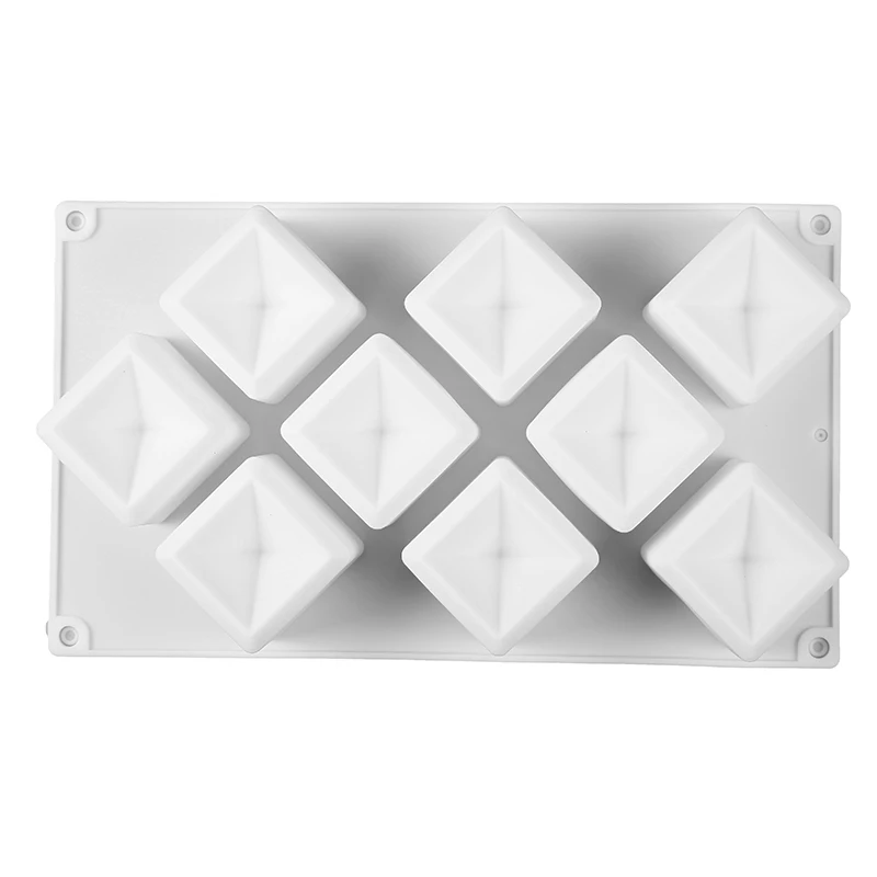

9 Cavity Large Square Shape Silicone Mold For Cube Cake Decorating Tools Diy Dessert Ice Cream Moulds Kitchen Baking Making