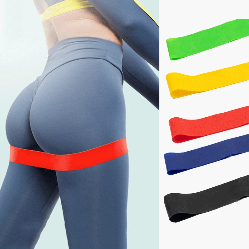 

5Pcs/Lot Ring Shape Latex Resistance Bands Yoga Gym Strength Elastic Fitness Buttocks Squat Training Rubber Loops Bands