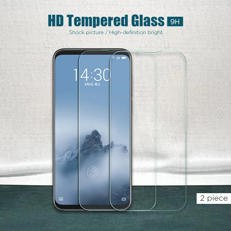 1 шт./2 шт. Защитная пленка для экрана Meizu X8 V8 Pro M10 HD 9H Защитное стекло 5 6 7 Plus 6S M8C