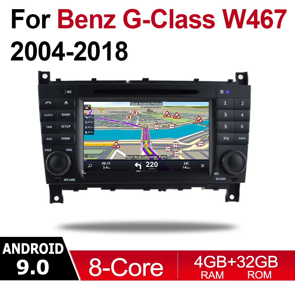 4 ГБ android 9 0 автомобильный dvd плеер для Mercedes Benz G Class W467 2004 ~ 2008 NTG Мультимедиа GPS