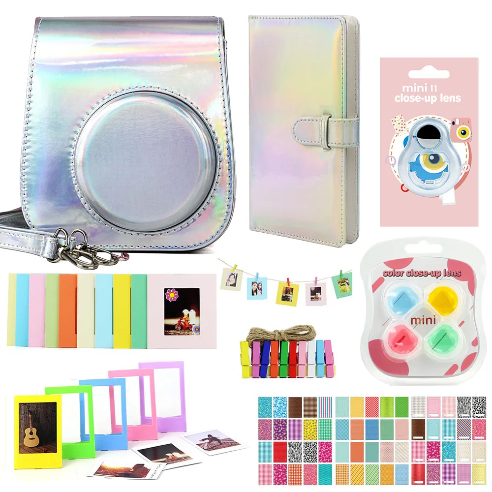 Набор аксессуаров для фотоаппарата Fujifilm Instax Mini 11 сумка на плечо чехол карманный