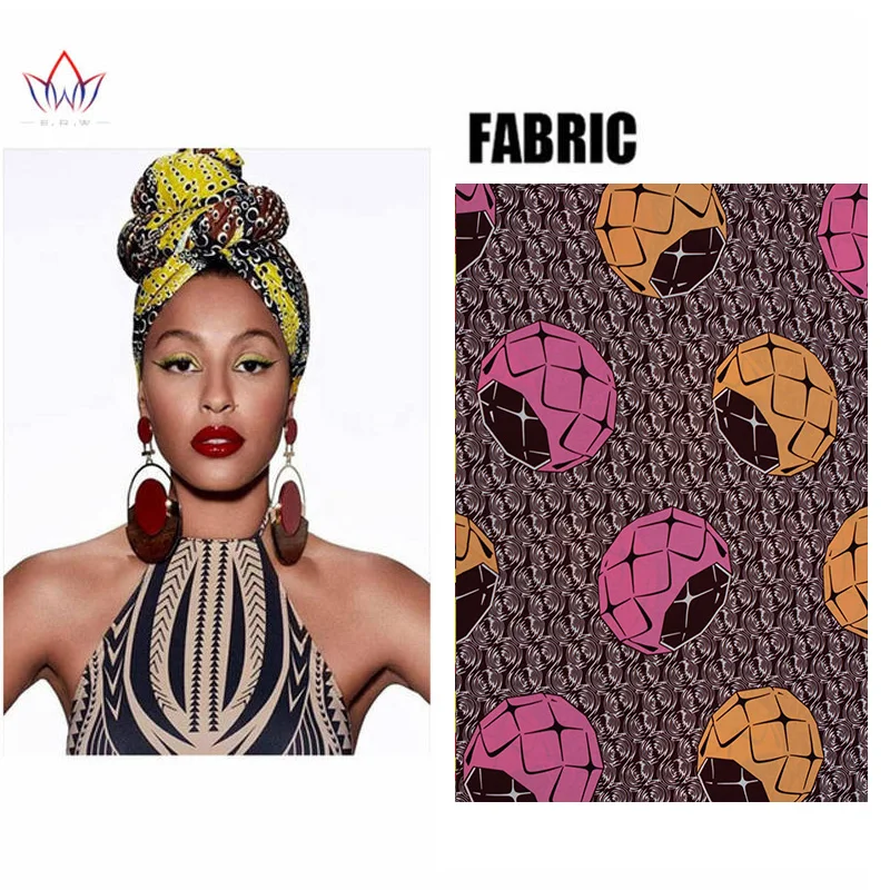 Женский шарф из 100% хлопка чистого с принтом в африканском стиле Wyb56|Украшения для