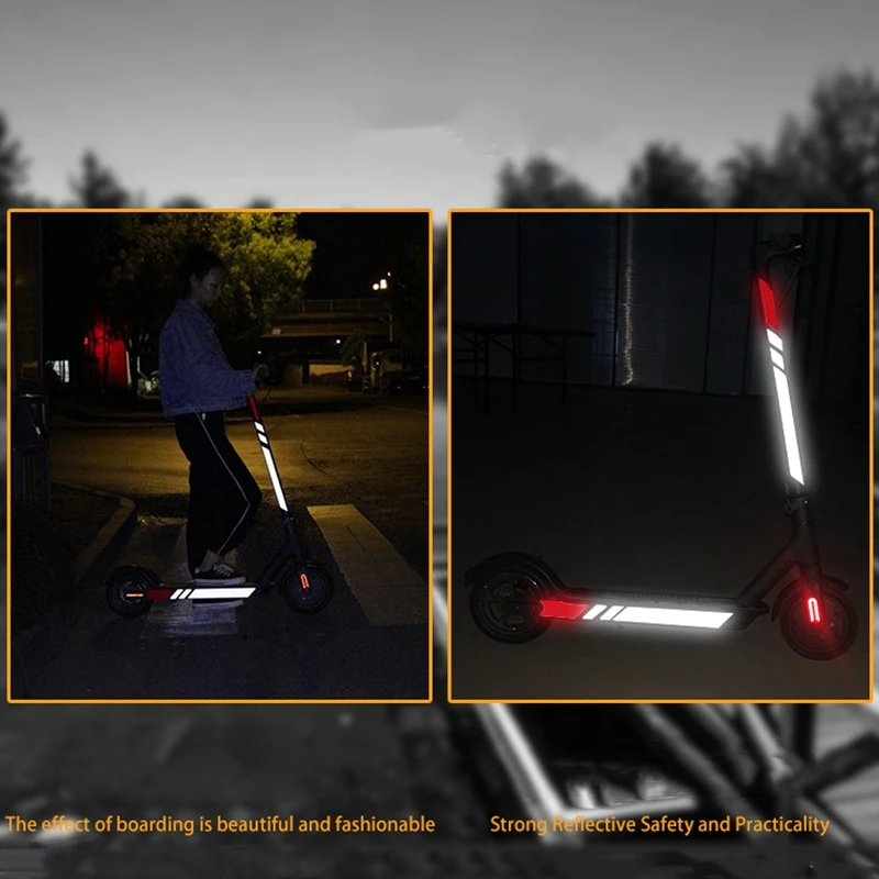 Новые водонепроницаемые ПВХ светоотражающие наклейки для Ninebot MAX G30 Kickscooter