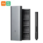 Электрическая отвертка Xiaomi Mijia 24 в 1, Набор прецизионных отверток с 24 точными магнитными битамиалюминиевой коробкой, отвертка сделай сам