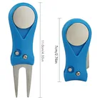 Инструмент для гольфа инструмент для ремонта Switchblade шаг Groove очиститель Гольф Шаг вилы с Гольф-маркер вилка Прямая поставка