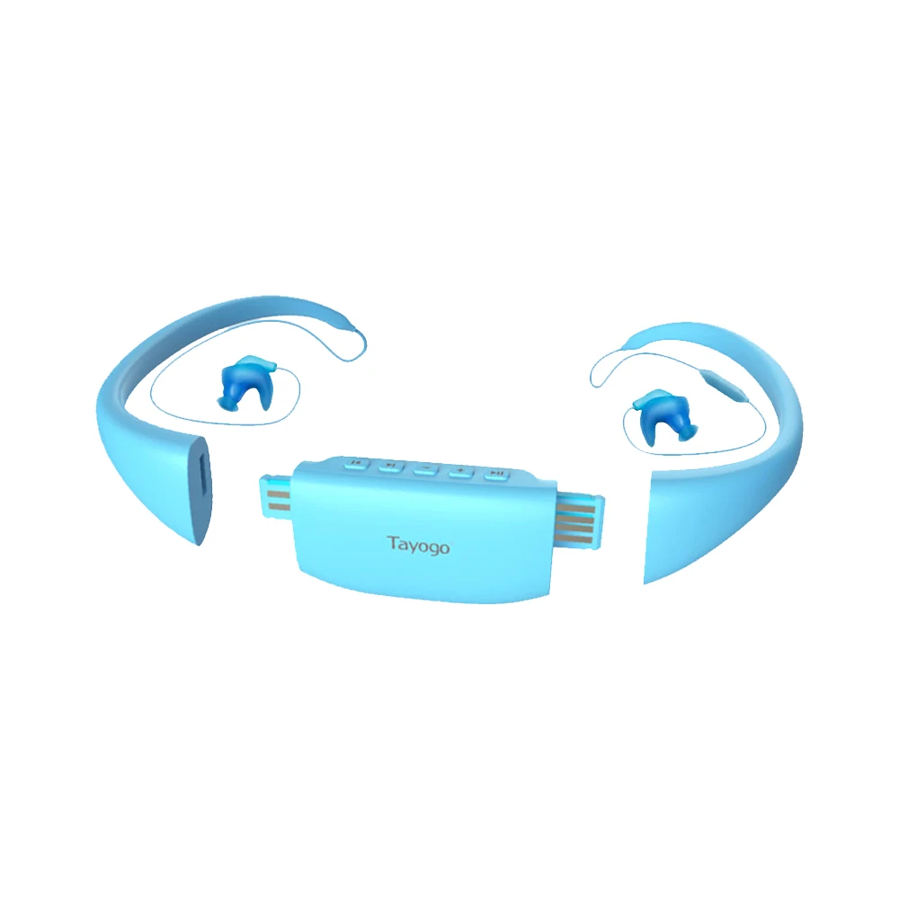 

Tayogo swimming Headset 8GB USB MP3 Player Parts Suit for W11 IPX8 Waterproof Sports MP3 Player Swimming Ear Hook Earphones Mp3