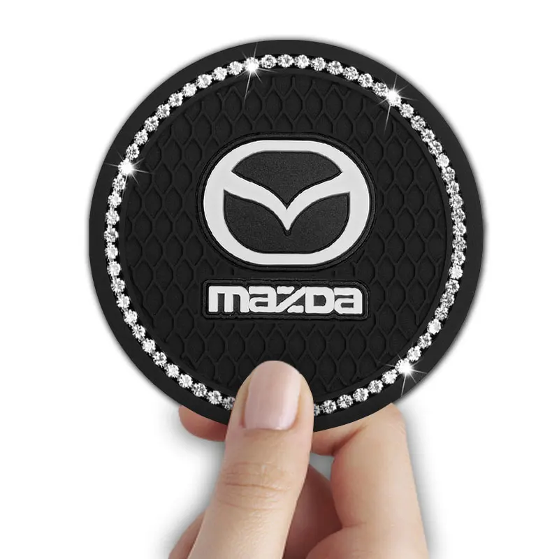 1pcs Diamond Car Cup Holder Coaster Non Slip Pad Mat Interior for Mazdas 3 6 CX 5 CX-5 CX3 323 Accessories Styling | Автомобили и