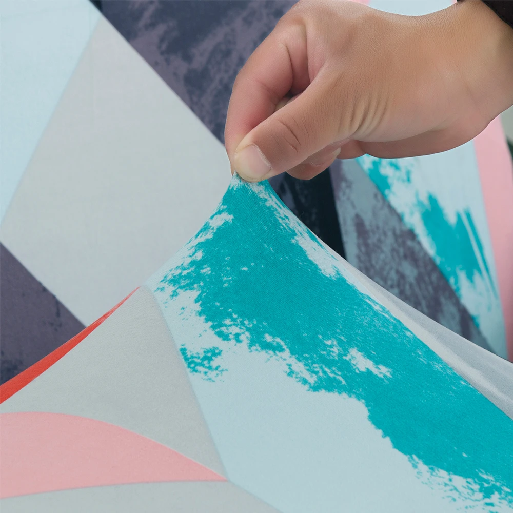 Универсальные современные эластичные чехлы для диванов 1/2/3/4 с принтом моющиеся