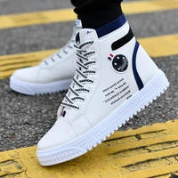 mens white shoes skateboarding shoes high top men high british style comfortable mens skateboarding sneakers sports