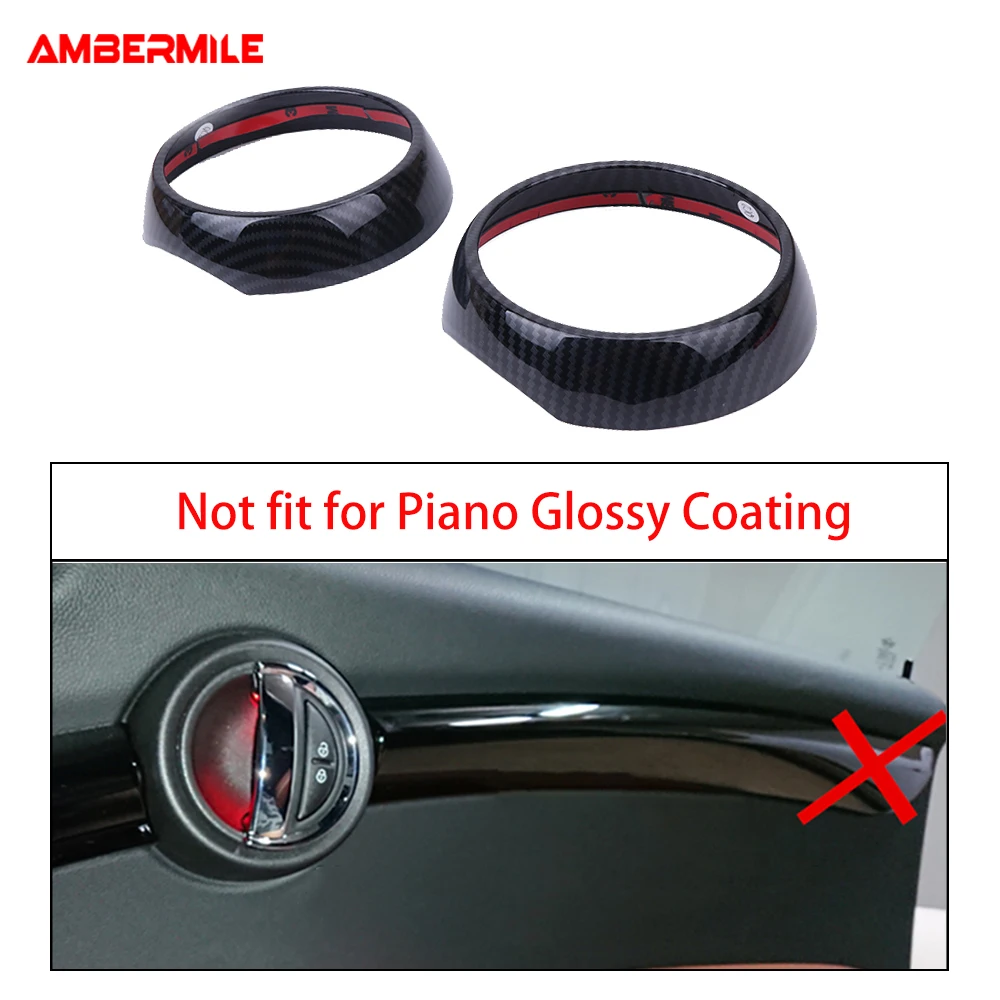 AMBERMILE для Mini Cooper F56 аксессуары интерьера автомобиля текстурная консоль из