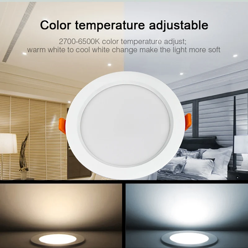 FUT069 15 Вт светодиодный потолочный светильник RGB + CCT закрытый круглый