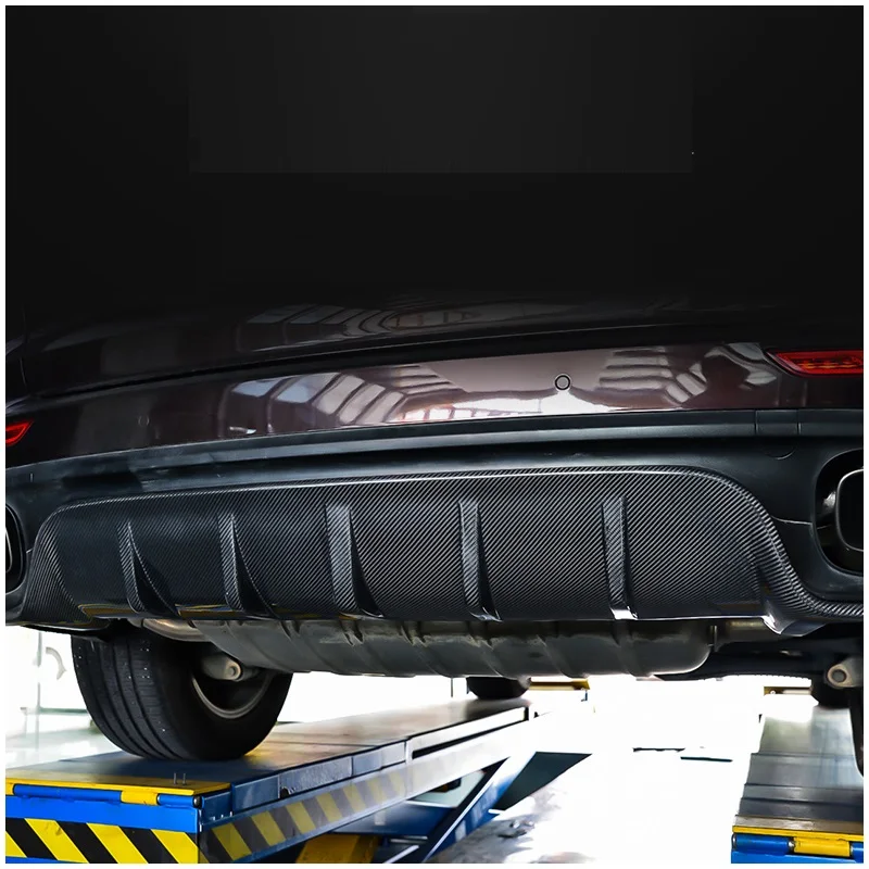 100% Настоящее углеродное волокно бесплатная доставка передний и задний бампер из