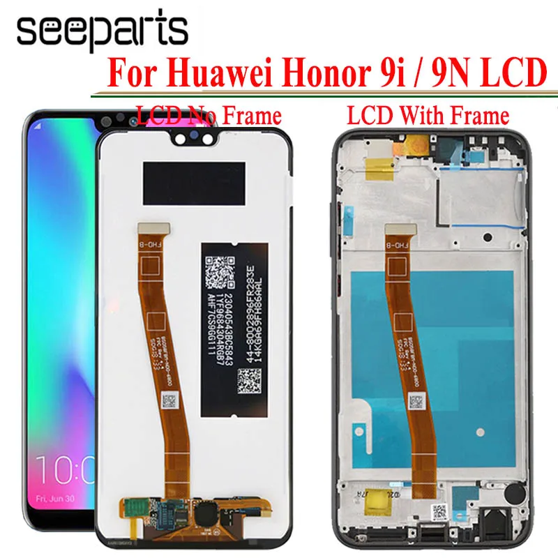 100% протестированный ЖК-дисплей для Huawei Honor 9i 9N сенсорный дисплей в сборе с рамкой