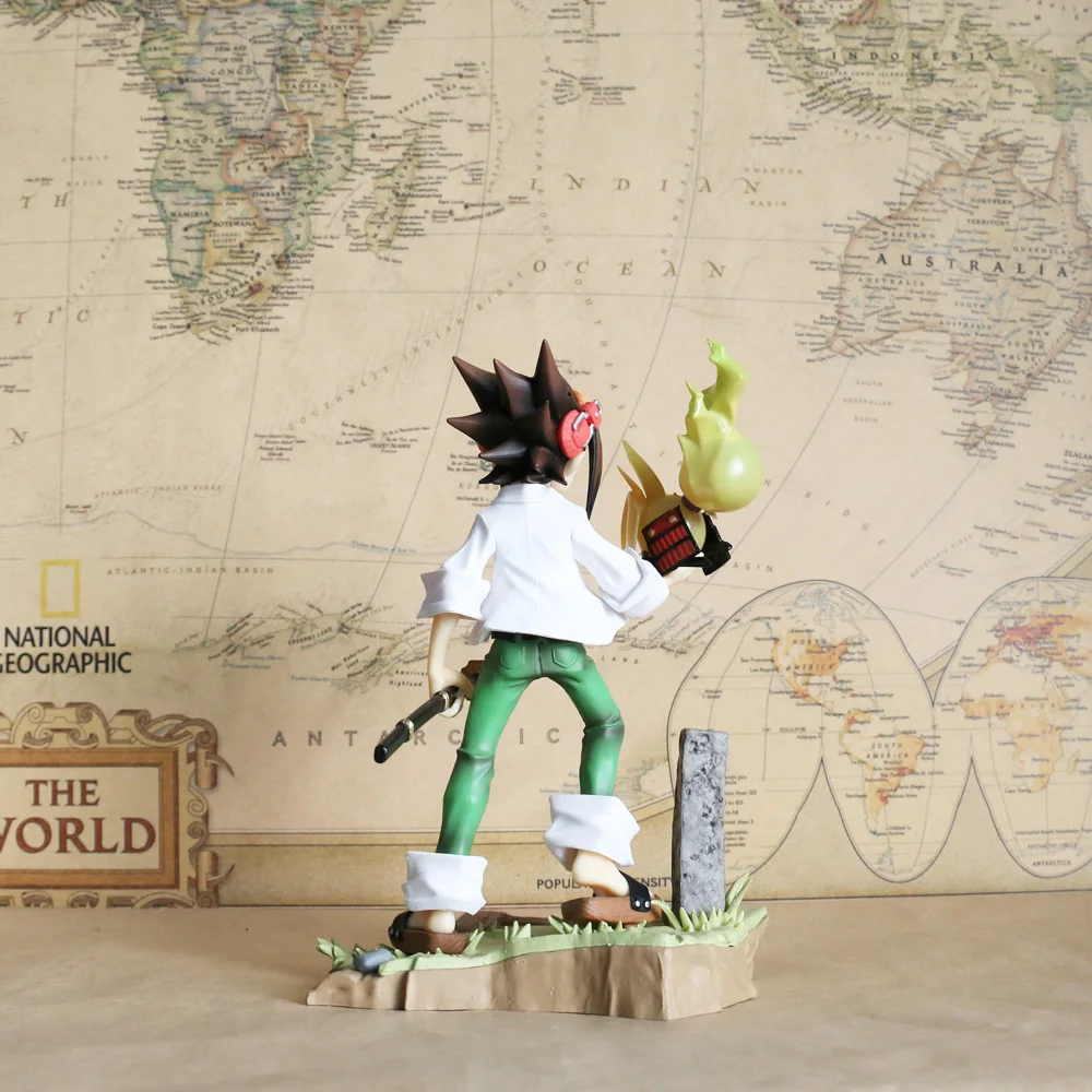 Классический комикс аниме Takei Hiroyuki Shaman King Yoh Asakura с амидамару фигурка модель