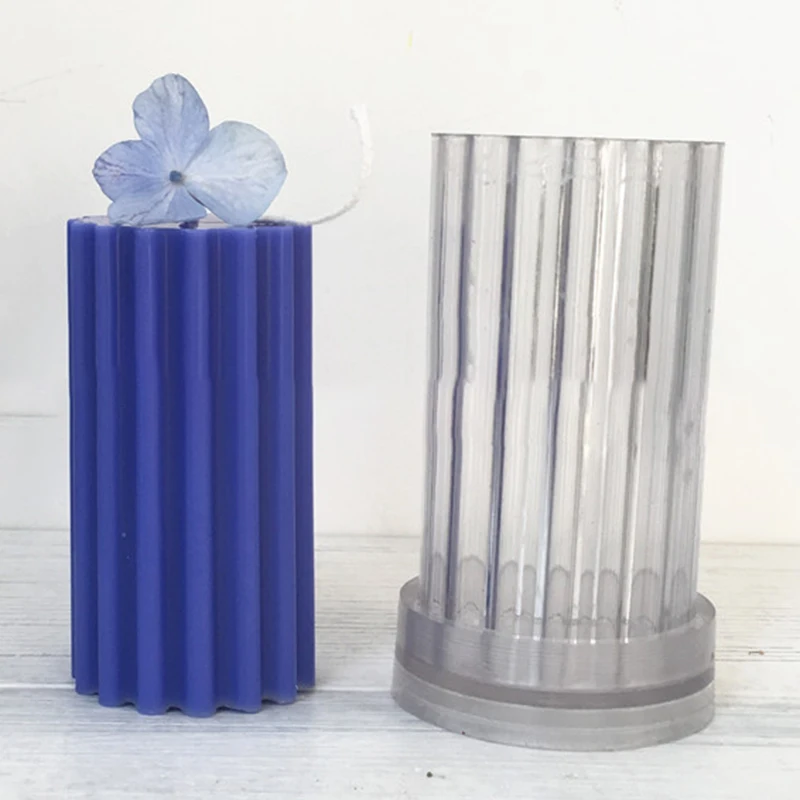 DIY Ремесло свеча форма круглая грубая зубная полоса пластиковая делая плесень