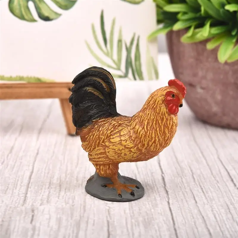 7 стиль муляж курицы утка гусь фигурки модель животного на ферме домашний декор