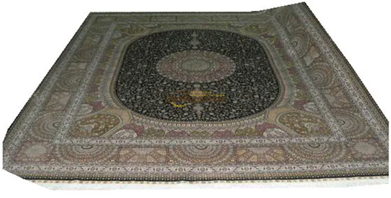 Koop Wol Of Zijde Perzische Handgemaakte Gehaakte Thuis Decor Voor Woonkamer Wol Breien Tapijten Etnische Stijl Tapijt