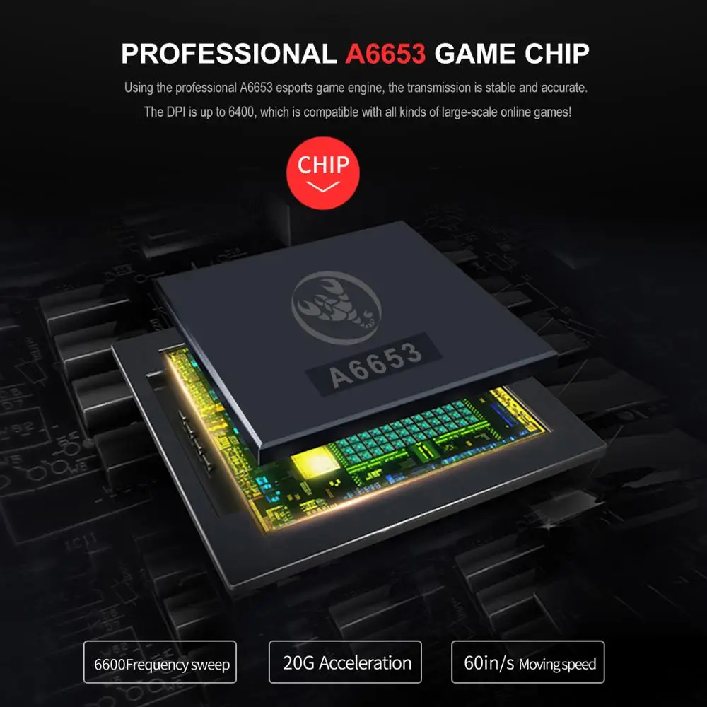 new j600 mechanical gaming mouse 6400dpi optical mouse 9 buttons programmable wired mouse suitable for laptop pc gamers free global shipping